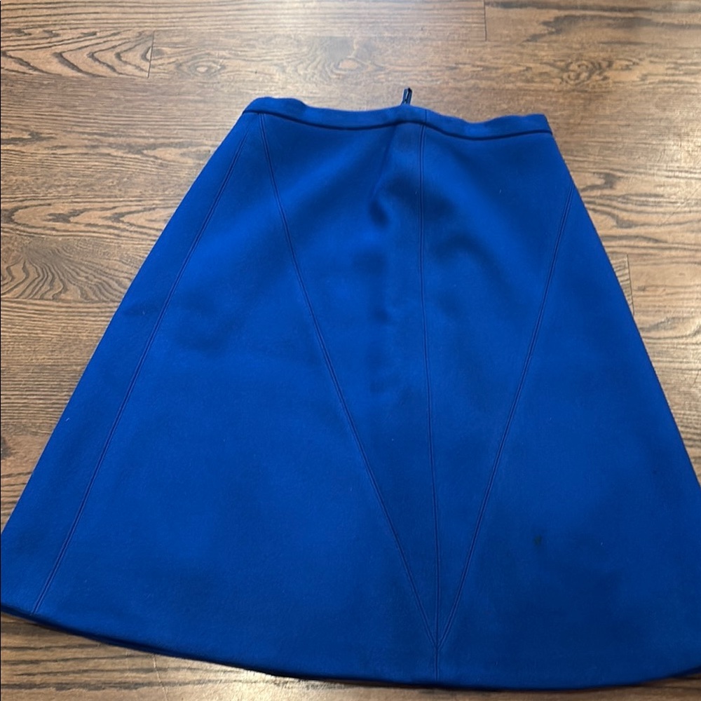 Vintage Bogner Blue A-Line Skirt